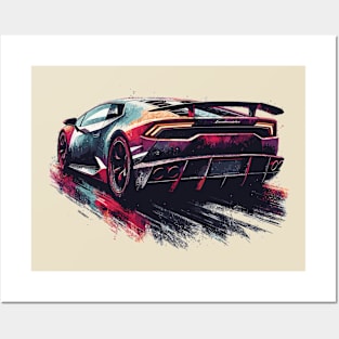 Lamborghini huracan Posters and Art